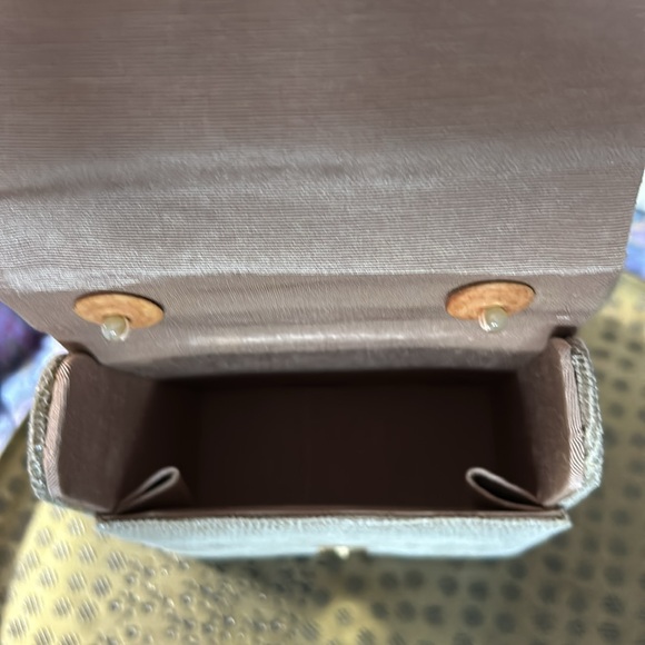 RAFAEL SANCHEZ BROWN SUEDE BAG WITH JADE. - Picture 10 of 11